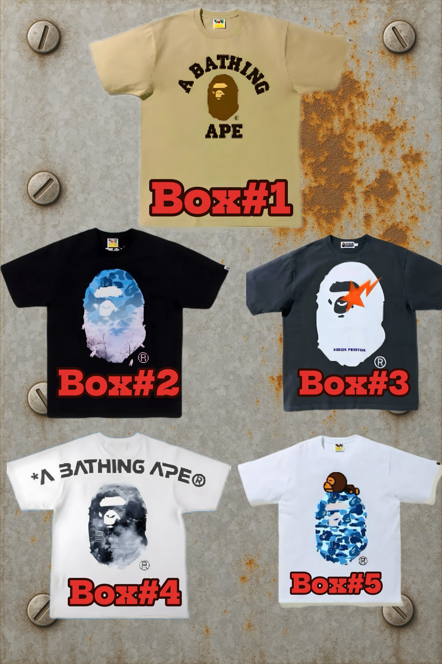 BAPE: TEE-SHIRTS A BATHING APE (BAPE)