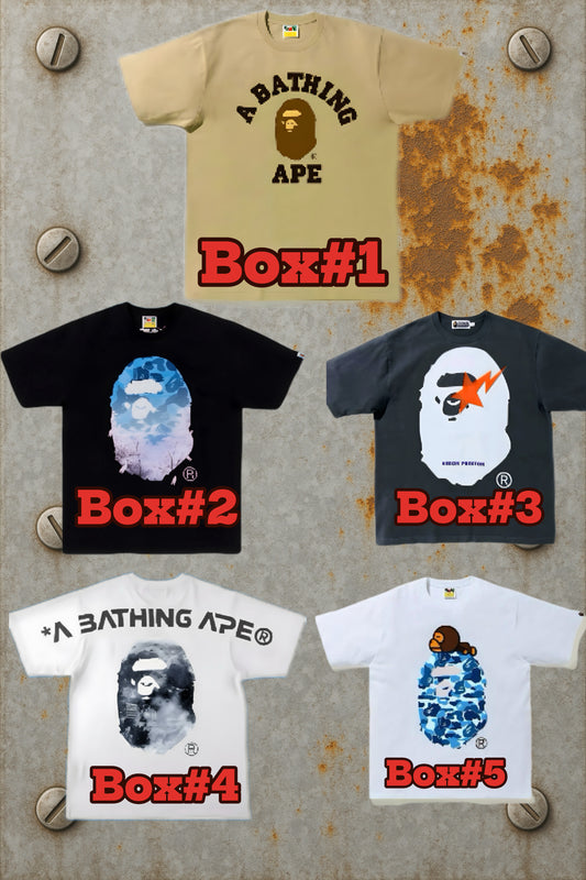 4. BAPE: TEE-SHIRTS A BATHING APE (BAPE)