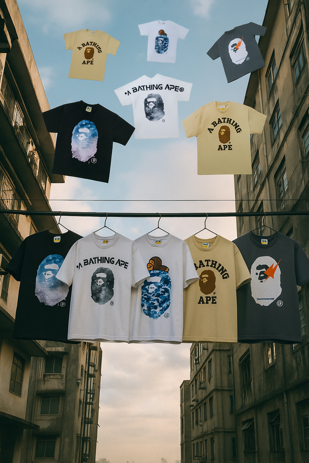 BAPE: TEE-SHIRTS A BATHING APE (BAPE)